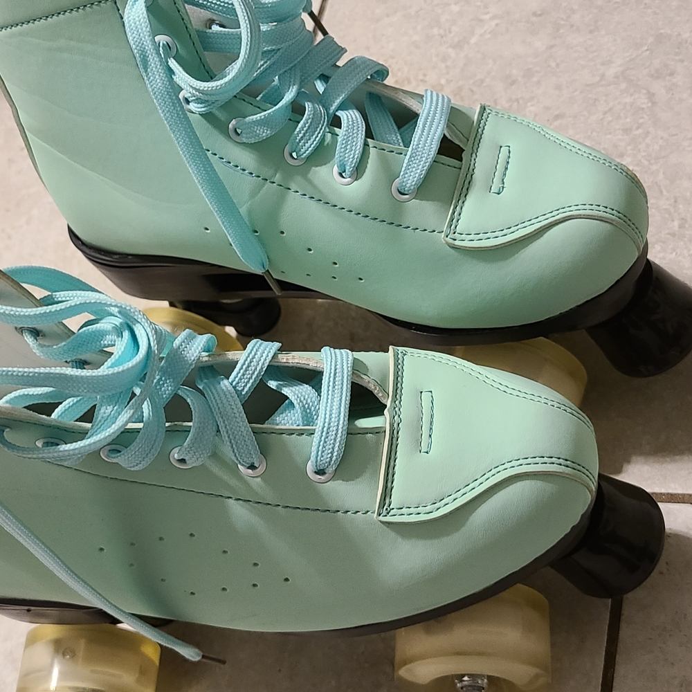 Mint Green Roller Skates